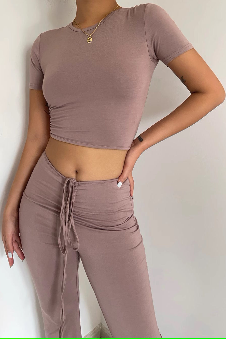 Sexy Backless Hollow Short Sleeve Top Main image