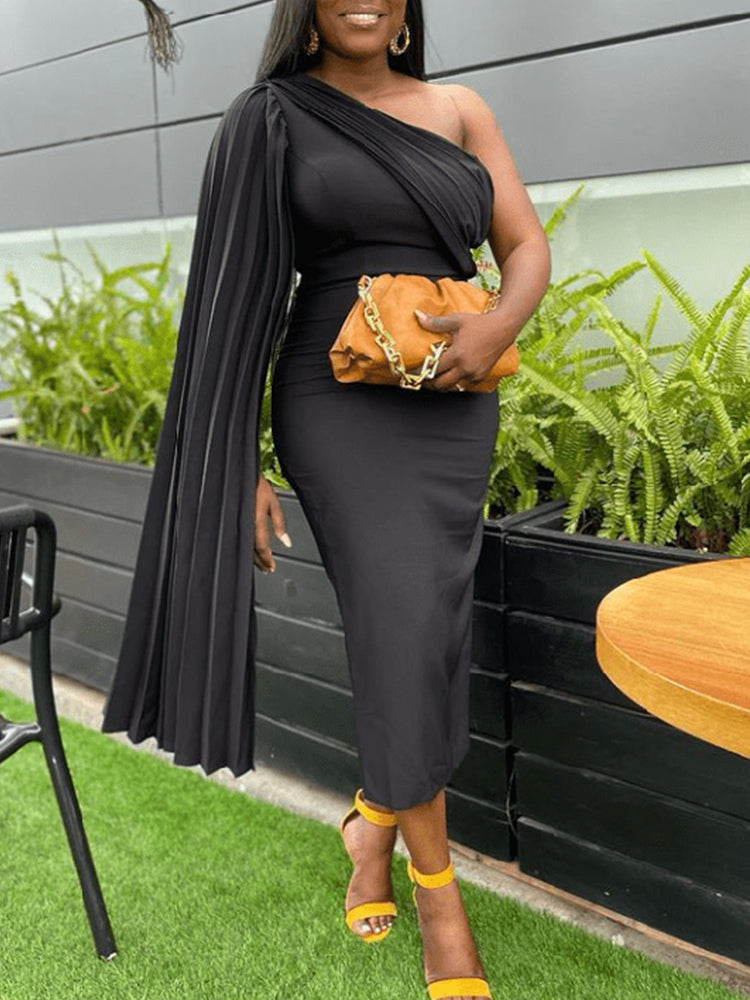 One-Shoulder Elegant Dress Main image