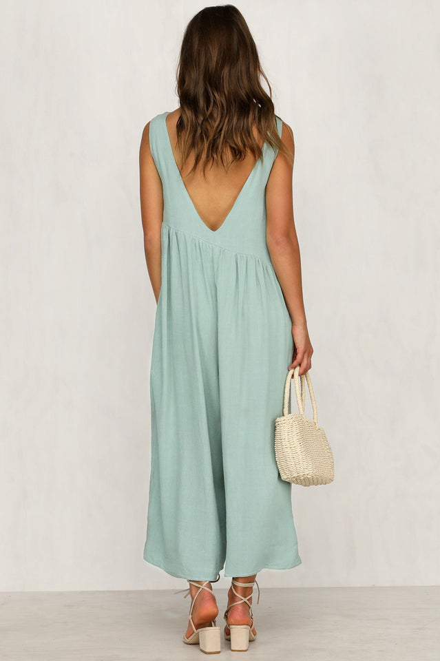 Sleeveless Casual Loose Jumpsuit Secondary image