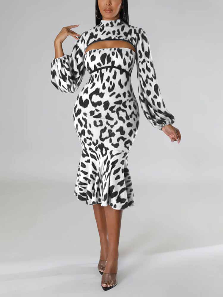 Leopard Print Dress Secondary image