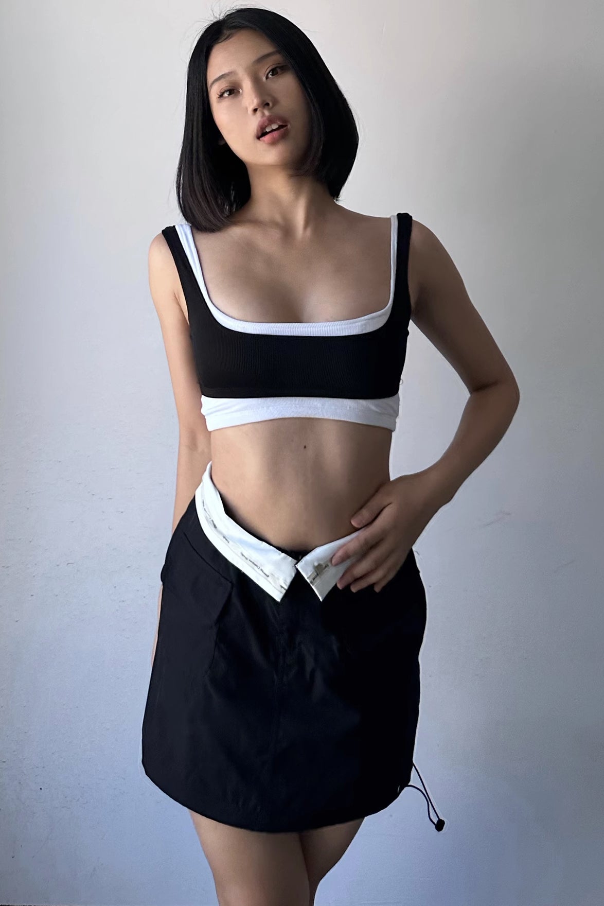 2-in-1 Detachable Pocket Long or Short Skirt Secondary image