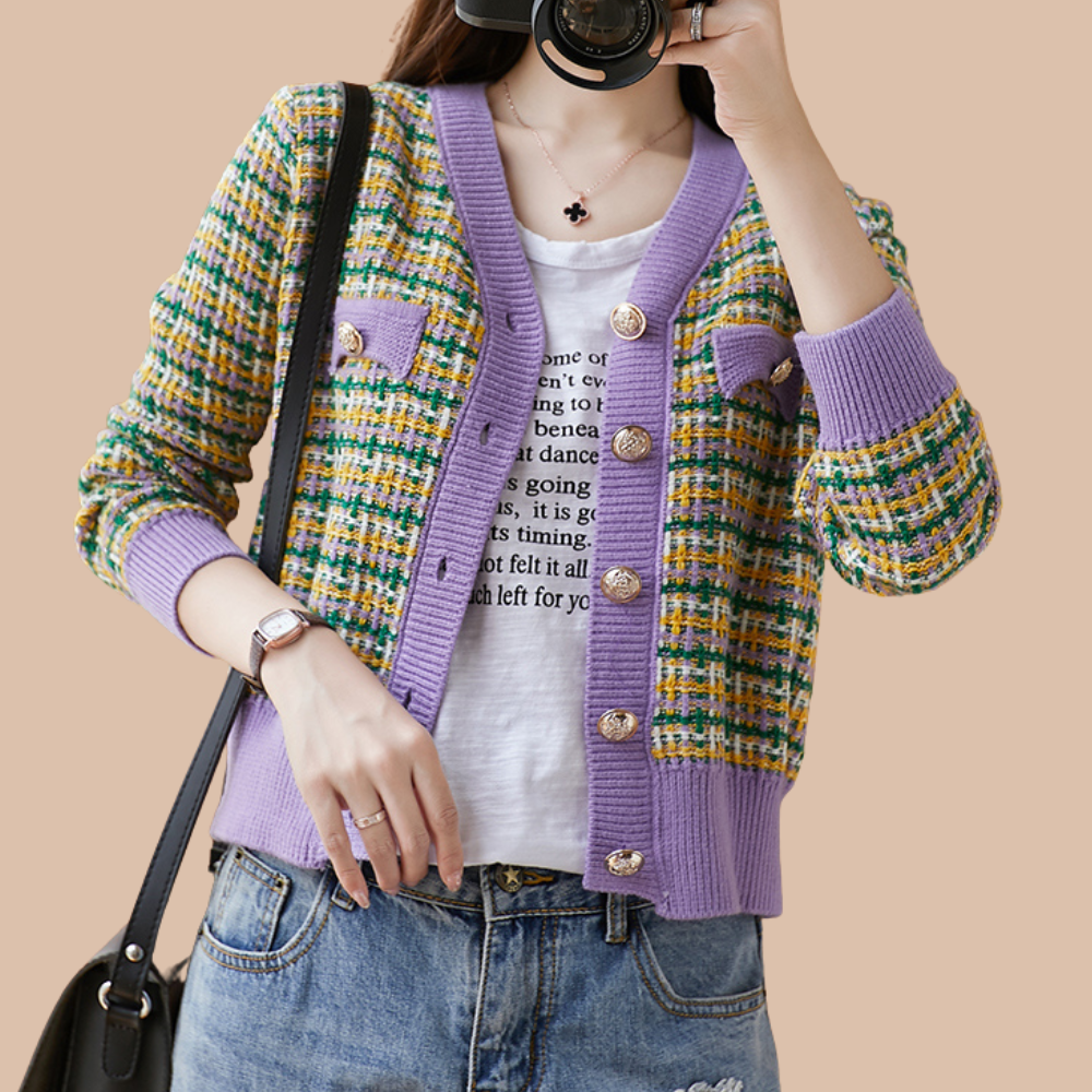 Tesse Vintage Knitted Cardigan Main image