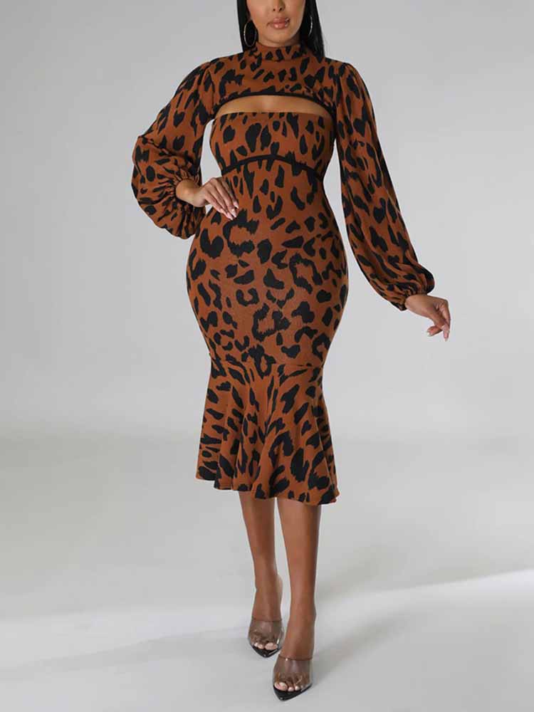 Leopard Print Dress