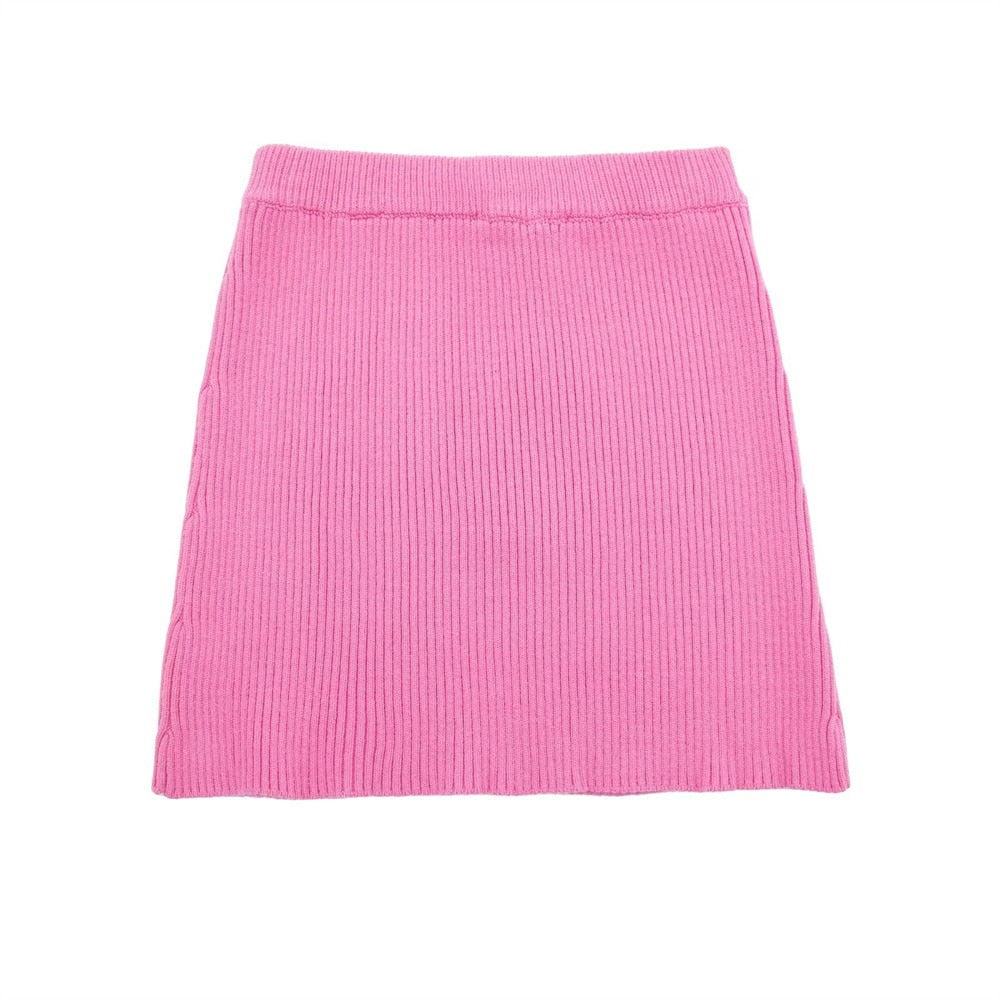 Lauren Ribbed Knit Skirt Main image