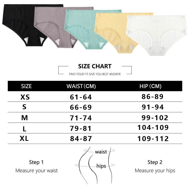 3PCS/Set Panties Underwear Seamless Plus Size Briefs Low-Rise Soft Panty Underpants Female Lingerie Secondary image