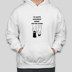 To move requires being on the road Printed COTTON Casual Hoodies