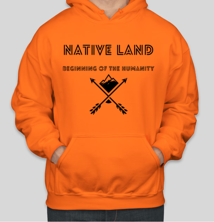 NATIVE LAND Two Arrow Edition Cool Cotton Hoodies Main image