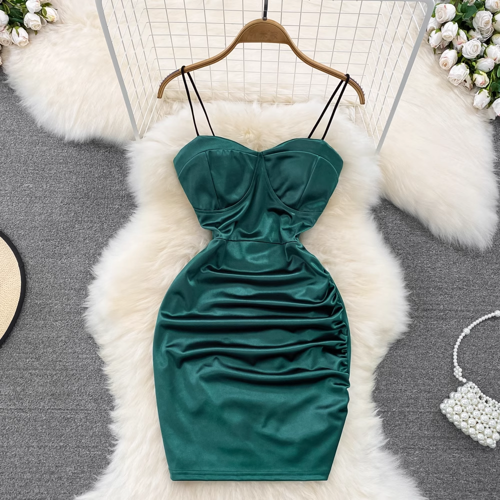 Women's Pleated Bodycon Dress Main image
