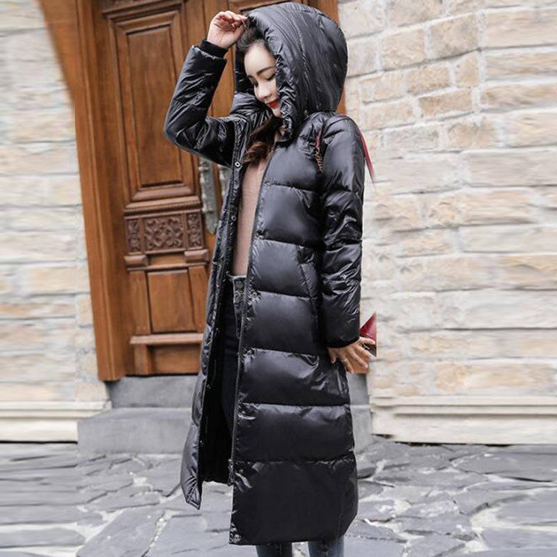Cold Warrior Hooded Winter Thick Long Down Parka Coat Main image