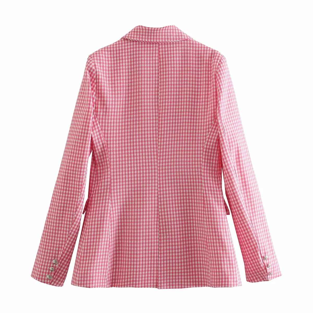 Kirana Plaid Print Blazer