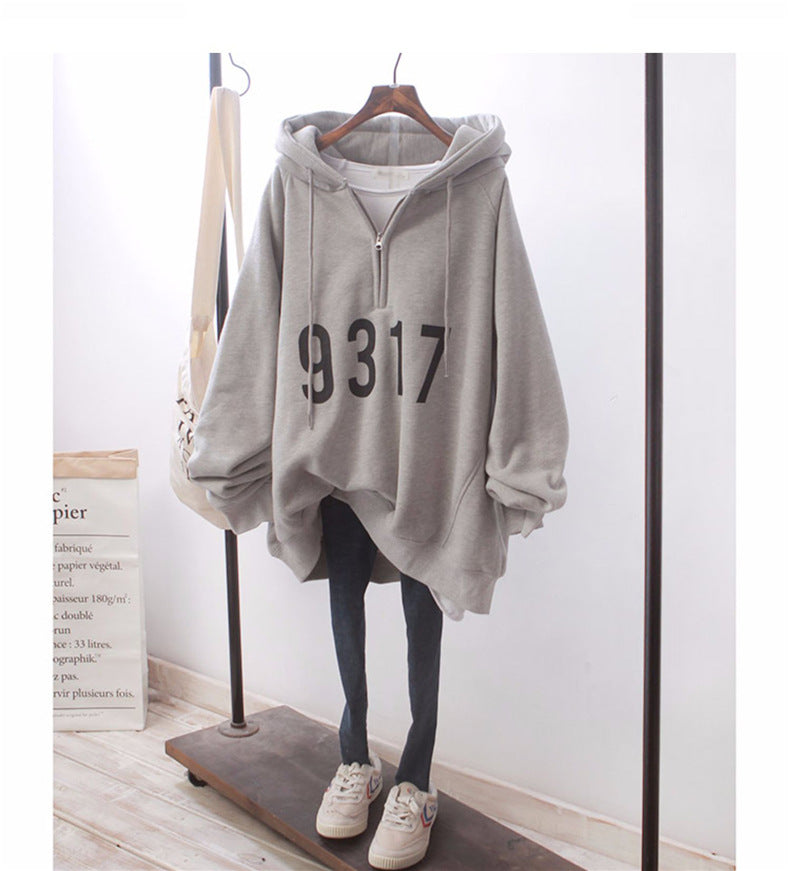 9317 Cool Winter Style Loose Hoodies Secondary image
