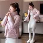 Thick Glossy Puffer Padded Down Coat