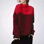 Winter Retro Two Colors Sweaters