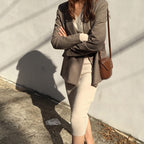 Double Breasted Office Wear Style Winter Outwear Coat