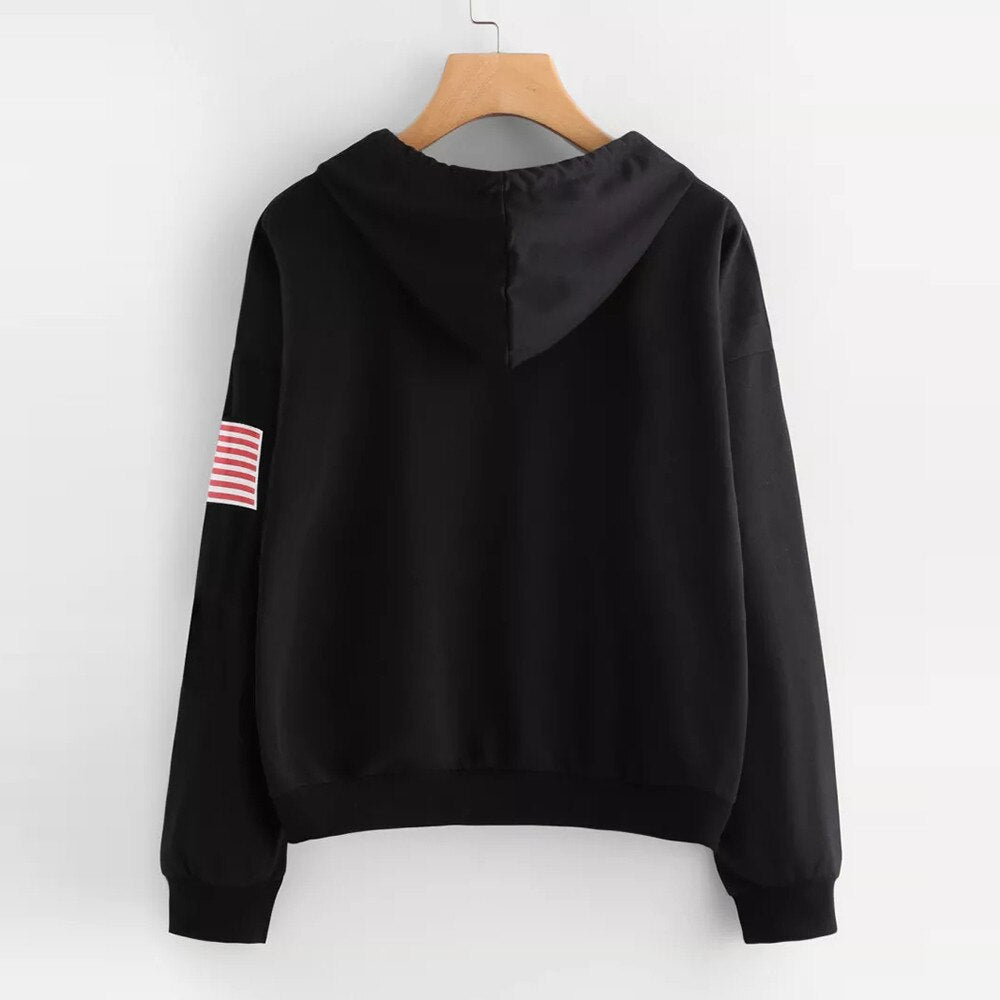 USA Flag National Hoodies Secondary image