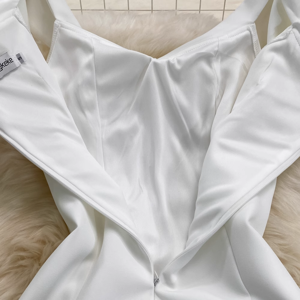 White Off The Shoulder Bodycon Dress