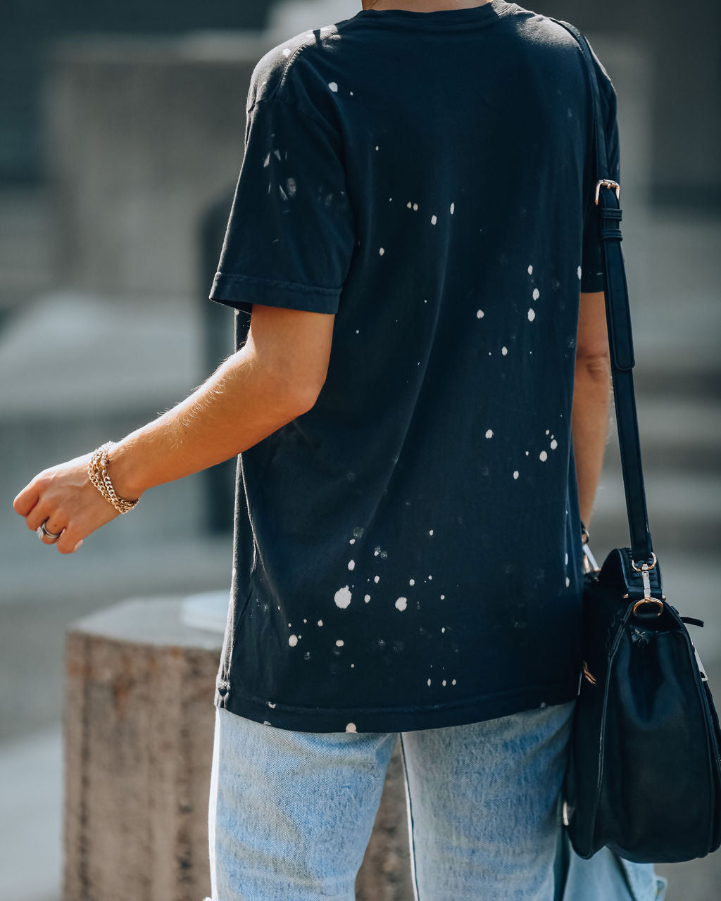 Wifey Cotton Bleach Dye Tee Secondary image