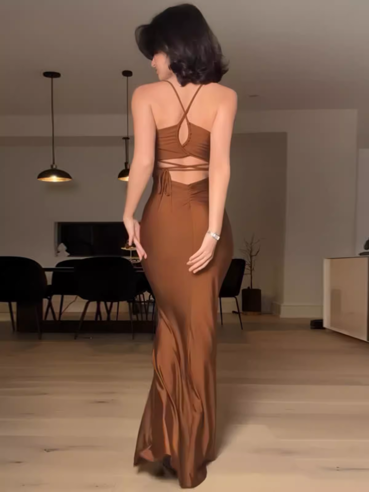 Long Bodycon Dress Secondary image