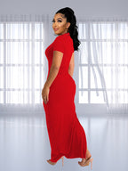 Side Slit Bodycon Dress