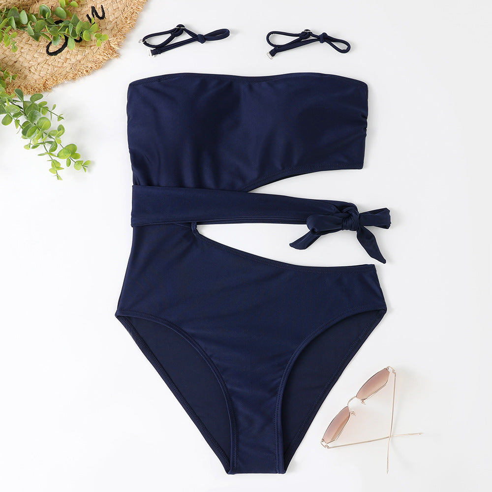 Sungazer One Shoulder One Piece - Black Secondary image