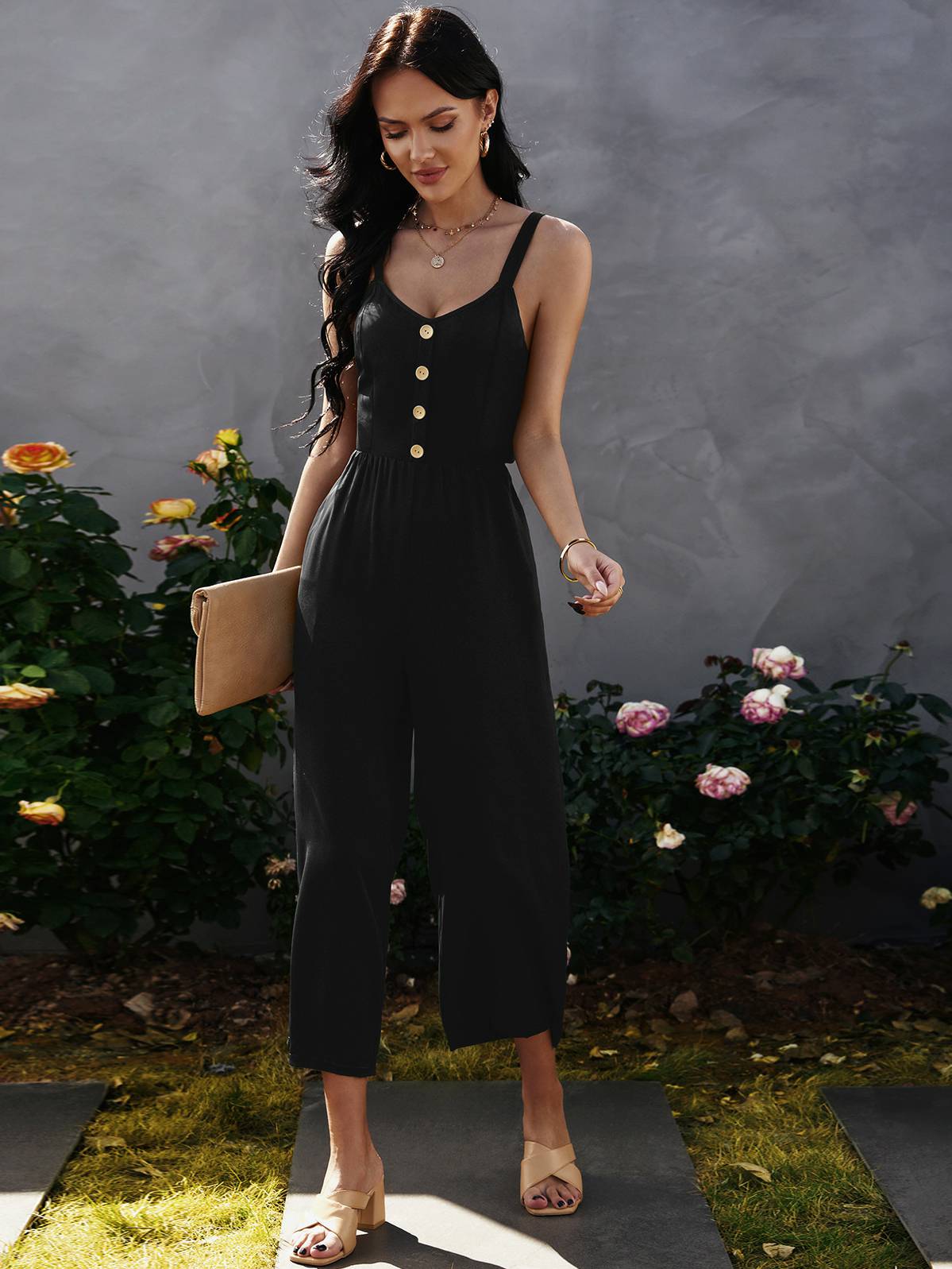 Strapless Backless Jumpsuit