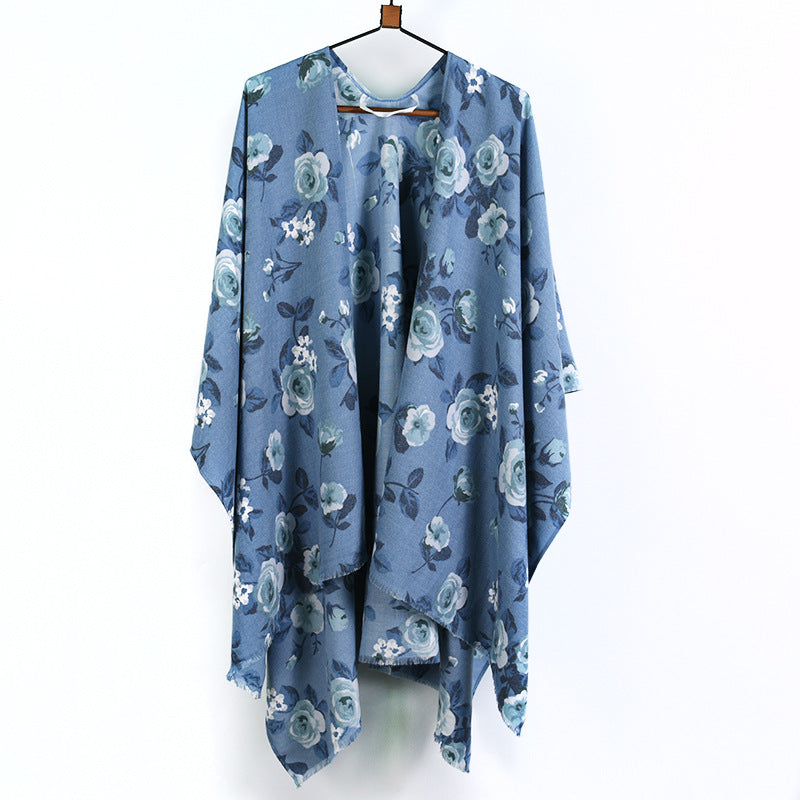 Versailles Printed Wrap Duster Main image