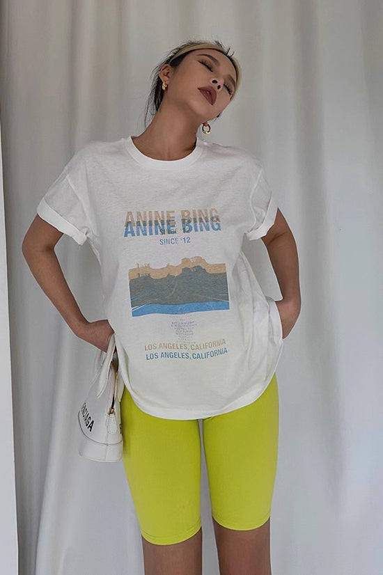 Letter Print Causal Short Sleeve Shirt Tops Secondary image