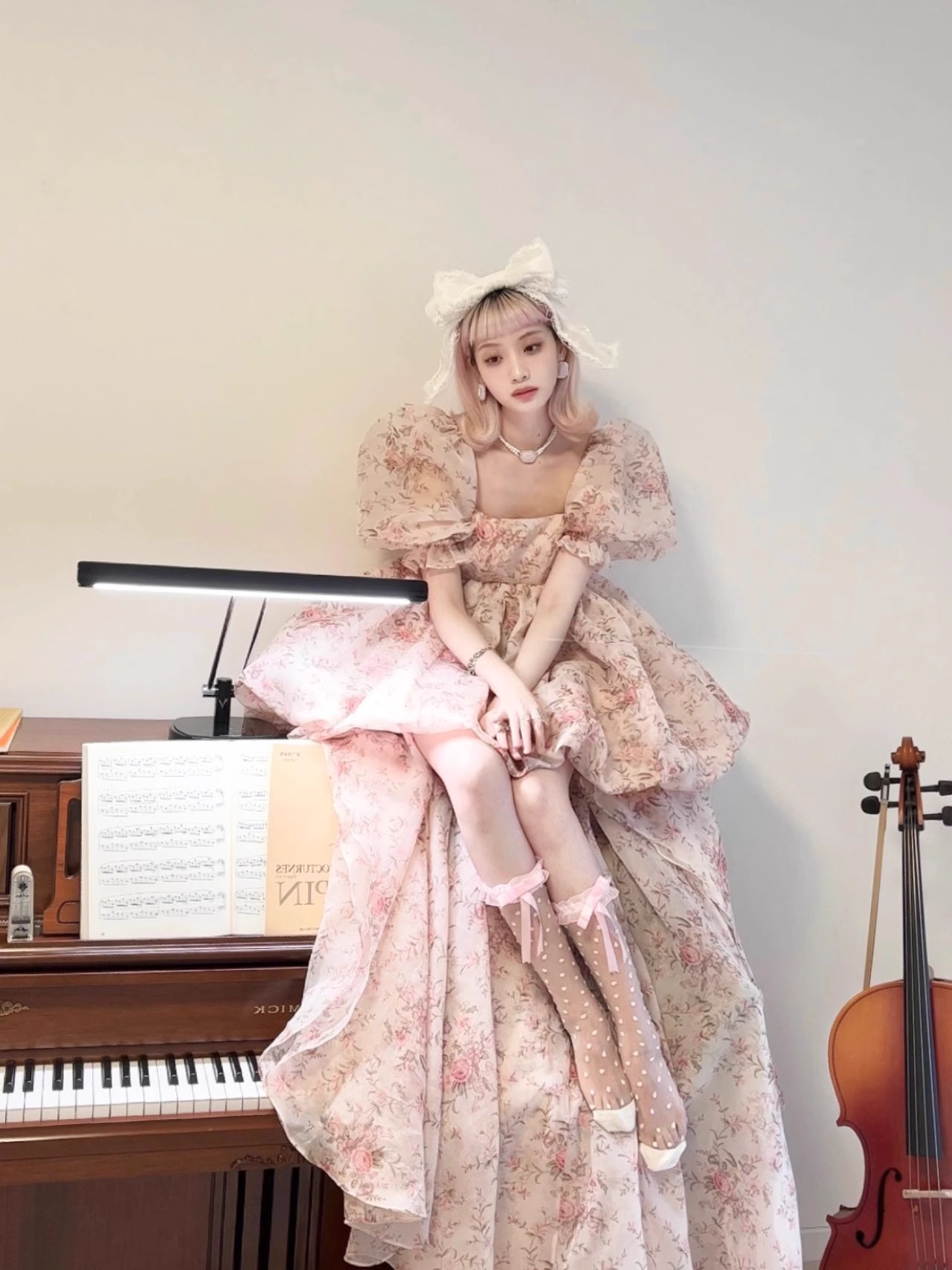 A-line Floral Dress Secondary image