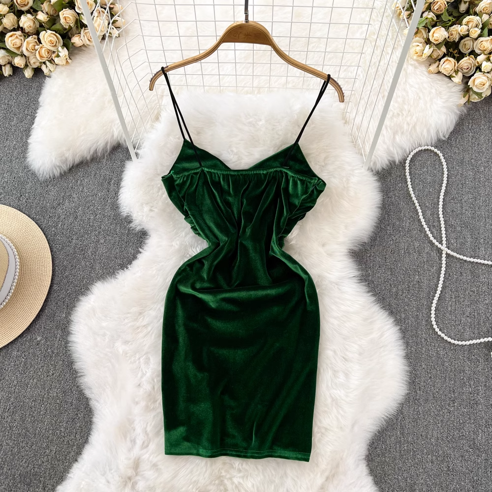 Velvet Bodycon Dress Secondary image