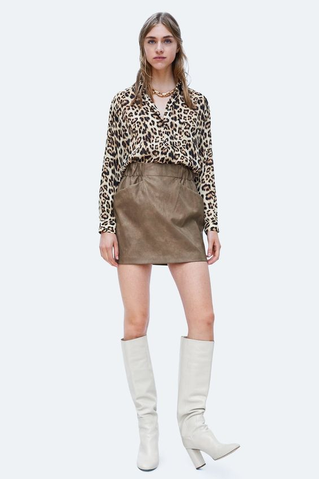 PU Faux leather Mini Skirt Main image