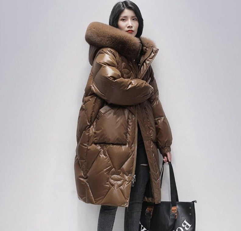 Thick Warm Loose Long Down Coats Secondary image