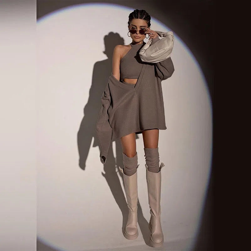 Vibe and Elegance: Knitted 2-Piece Set Secondary image