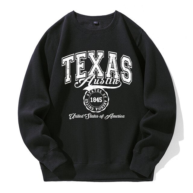 1845 Texas Austin Fleece Warm Hoodies Main image