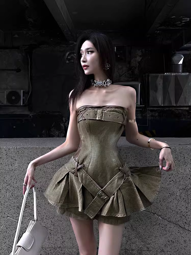 Strapless A-line Party Dress Main image