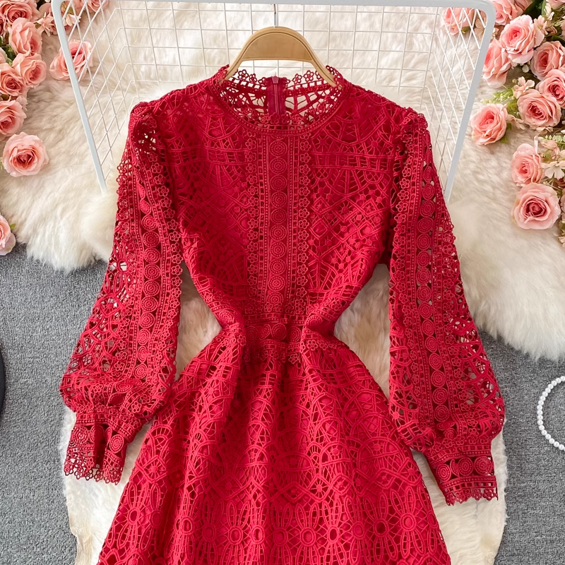 Cutout Lace Dress Secondary image