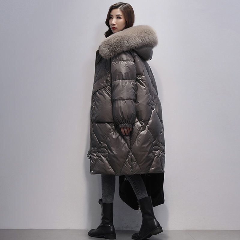 Thick Warm Loose Long Down Coats Main image
