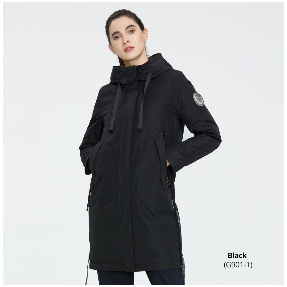 Autumn Winter Breeze Hooded Coat Main image
