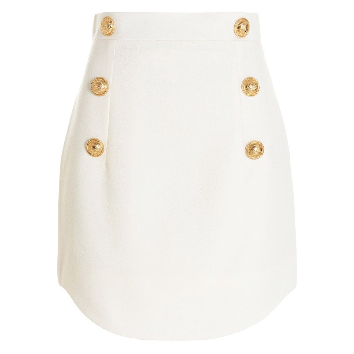 Lesia Mini Skirt with Gold Buttons Main image
