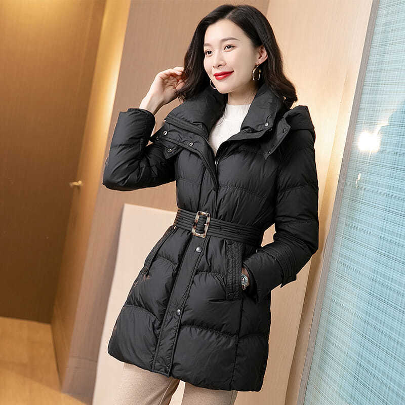 Female Winter Style Stand Collar Cotton Filling Coats Secondary image