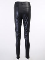 Malaya High Waist Skinny Vegan Leather Pants