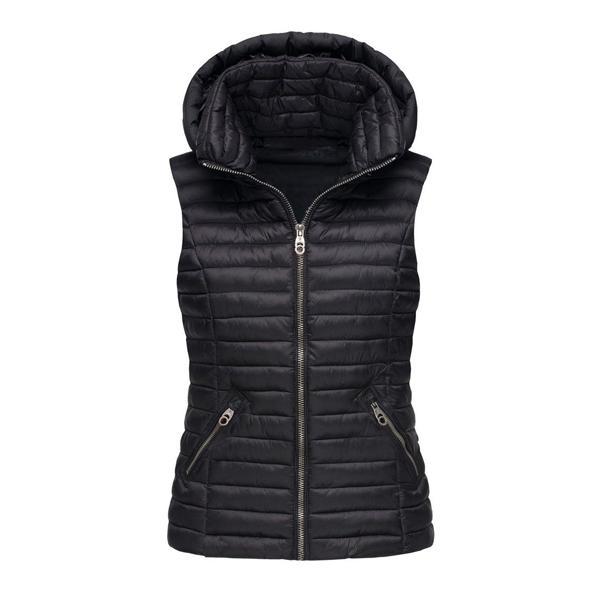 Spring Autumn Style Sleeveless Warm Hooded Vest Coat Main image