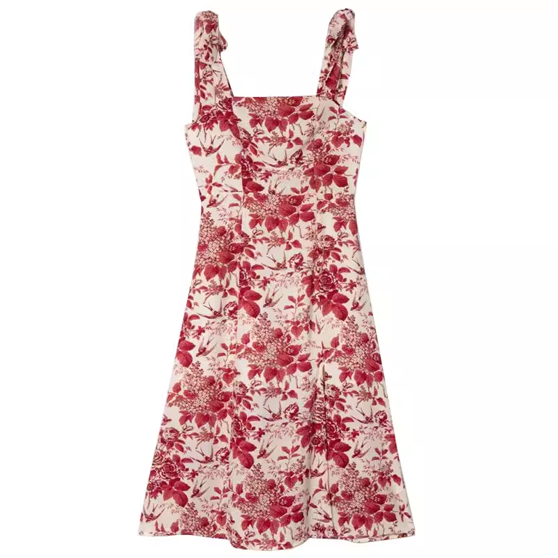 red floral dress Main image