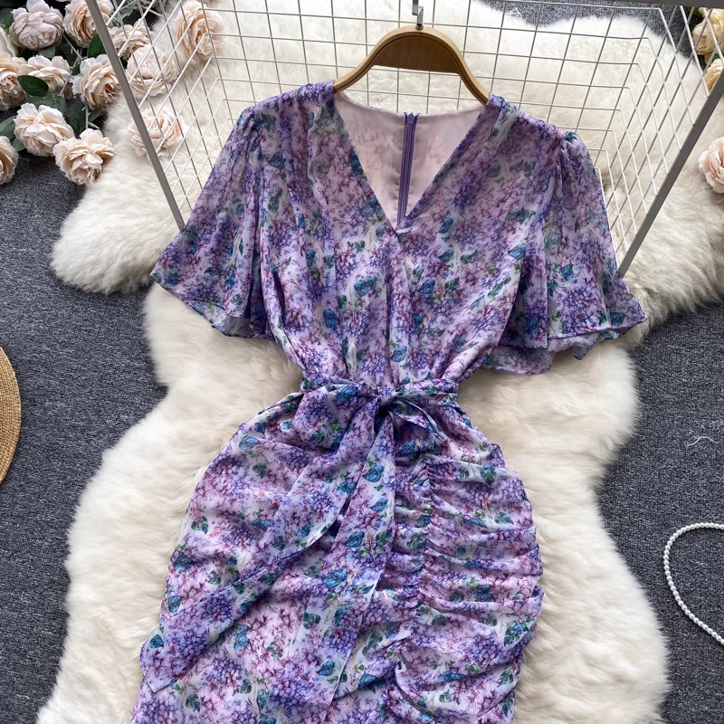 summer floral dress Secondary image