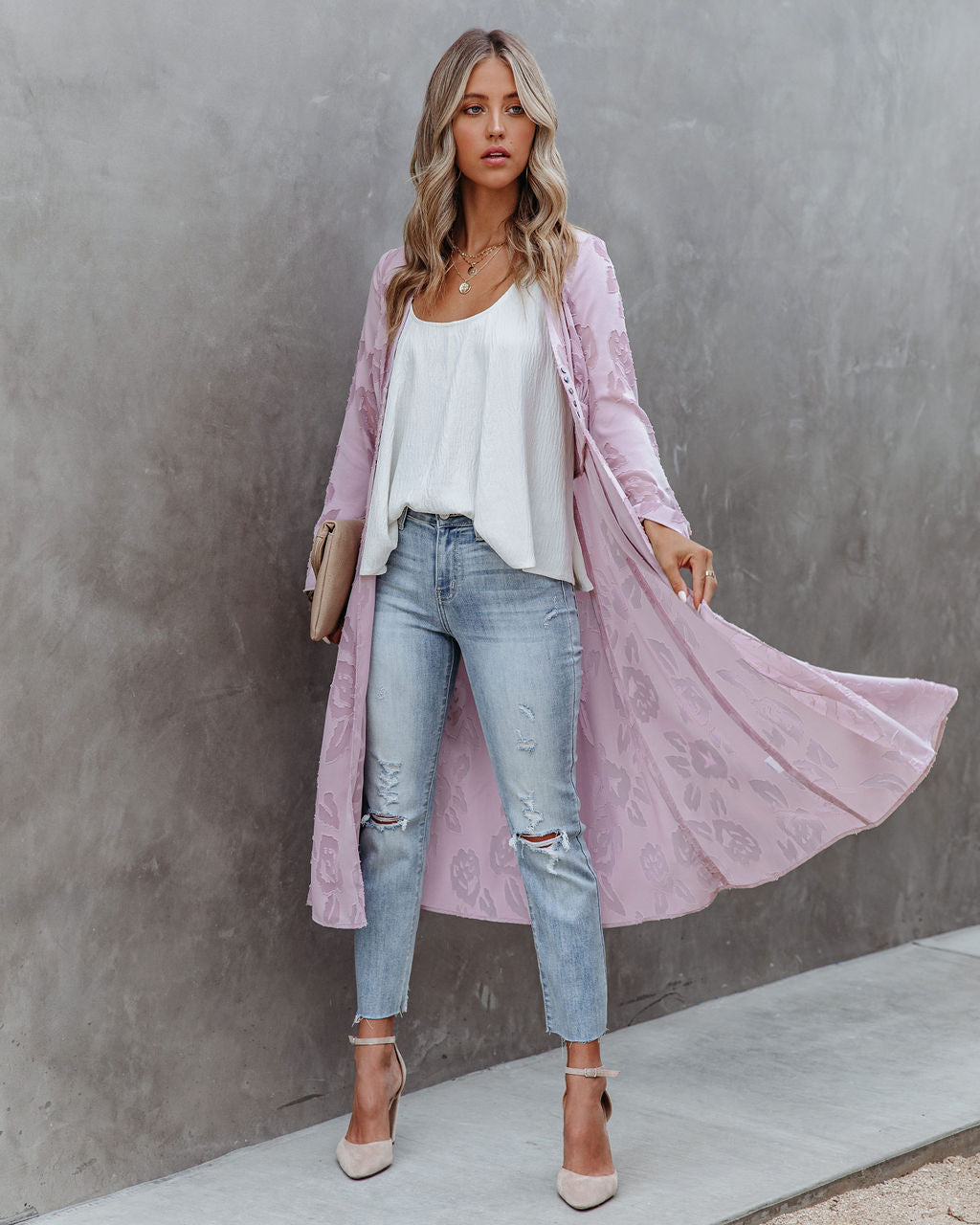 You Make Me Feel Textured Duster Main image