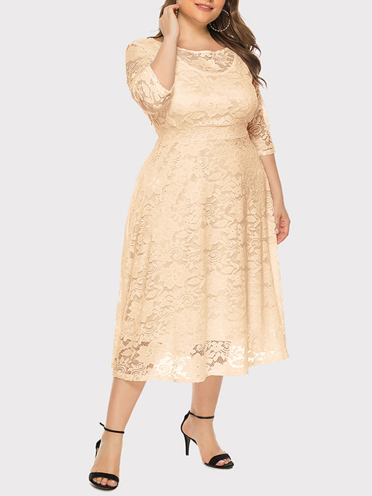 Lace Evening A-Line Dress Secondary image