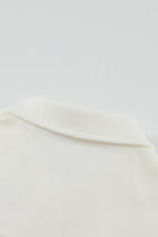 Lapel Button-Down Coat With Chest Pockets