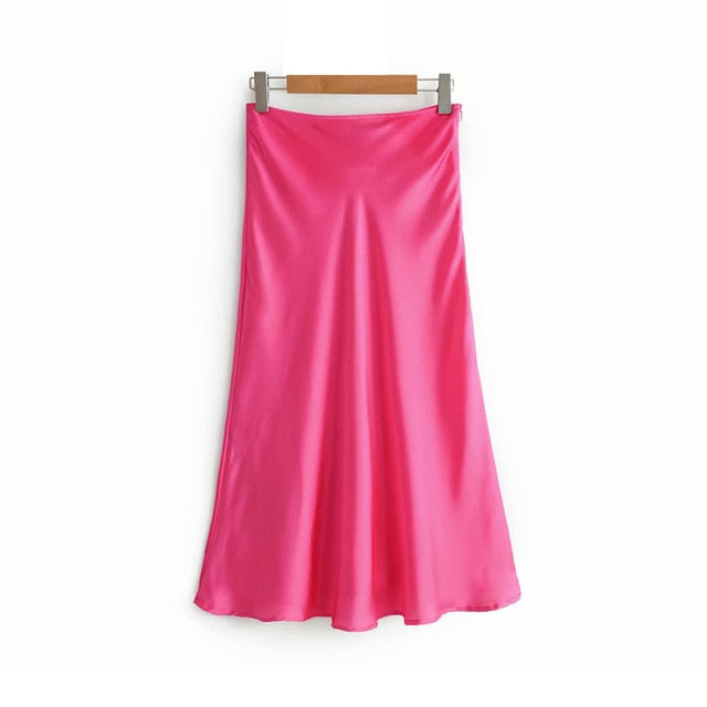 Annika Satin Skirt Secondary image
