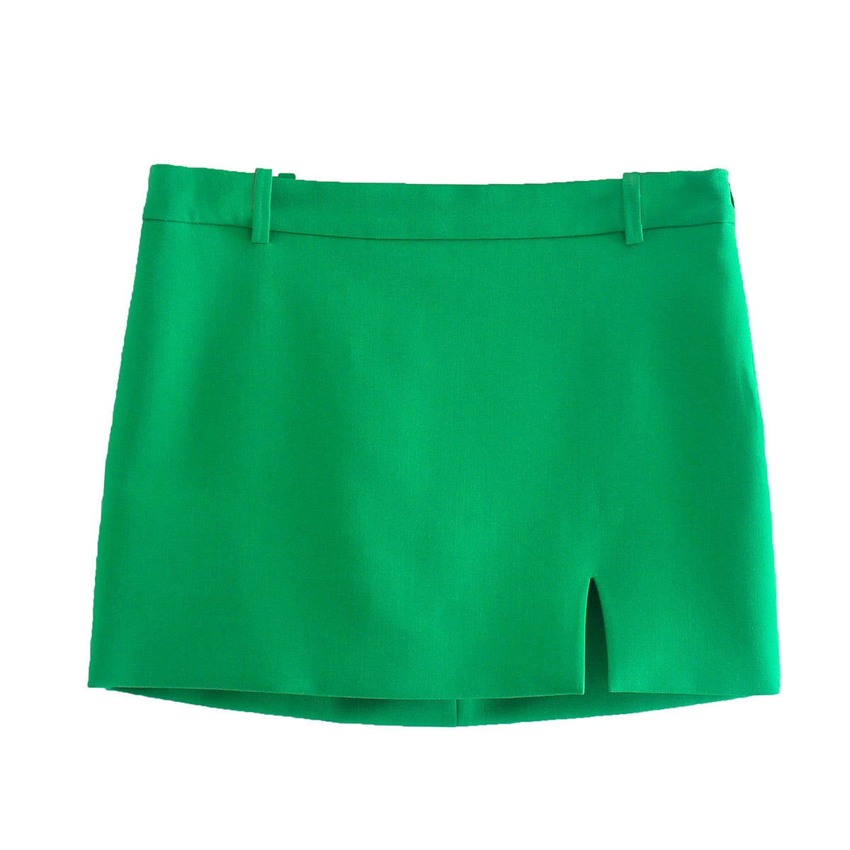 Kira Green Oversized Long Blazer and Mini Skirt Set Secondary image
