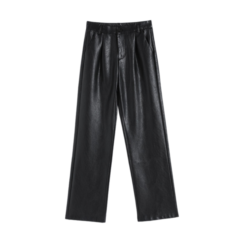 Brigitta High Waist Vegan Leather Pants Secondary image