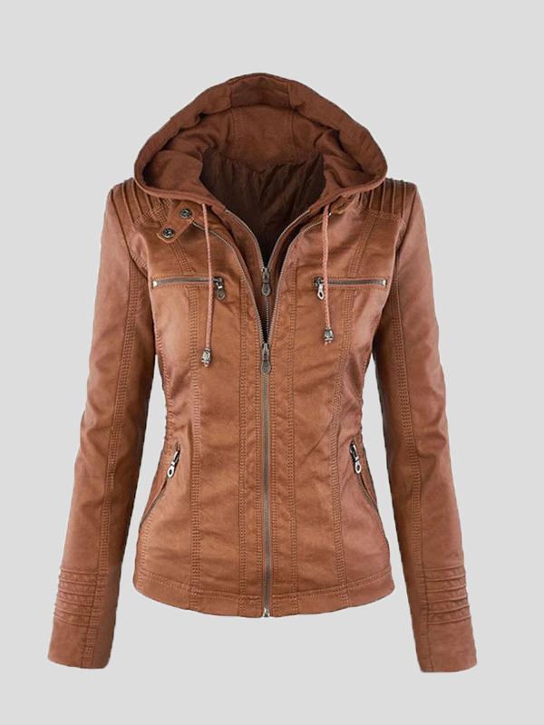 Women Jackets Faux Leather Jacket Secondary image